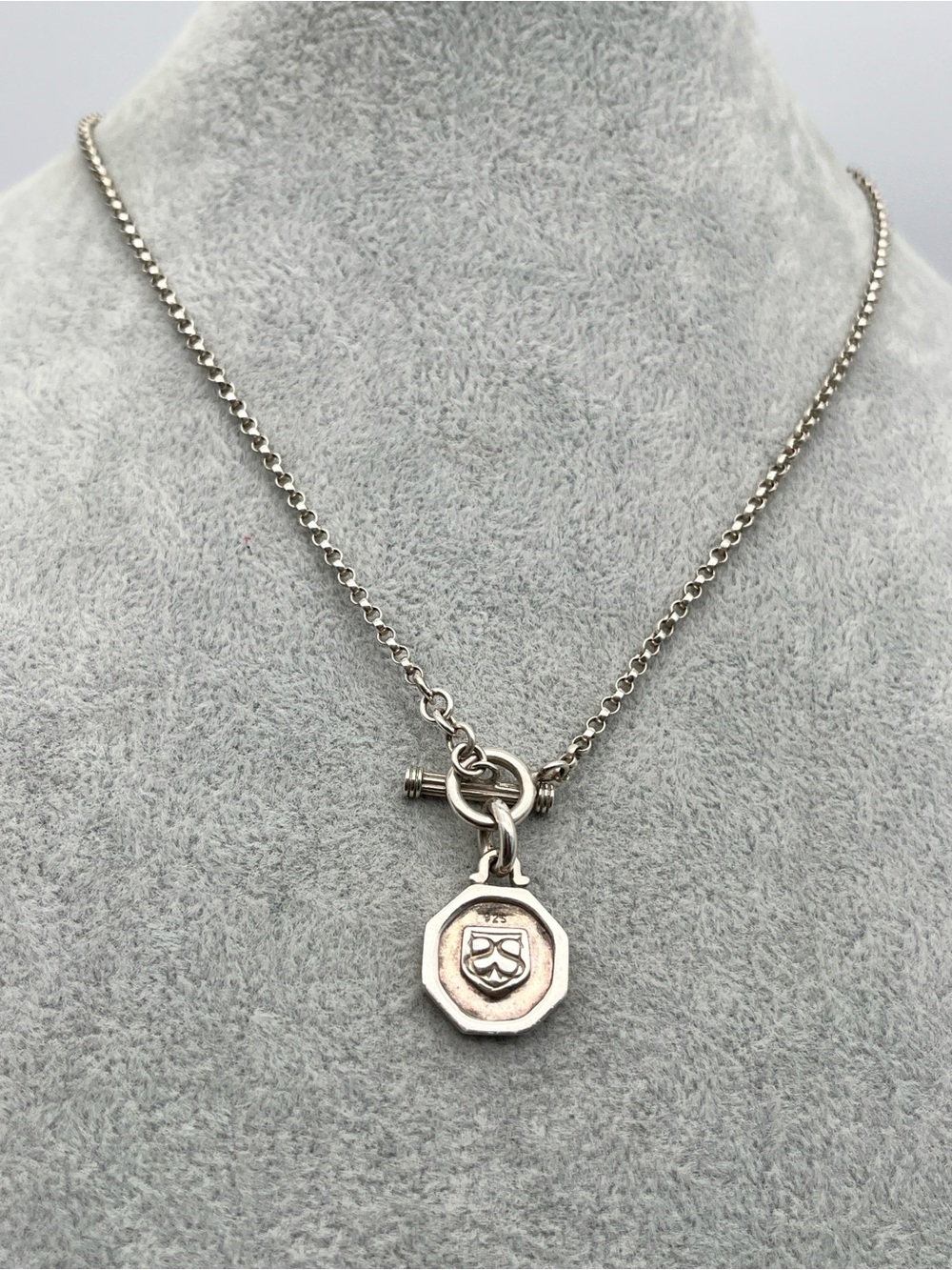 1DAY SALE Rare Reversible Slane and Slane bee necklace 18” sterling silver 925 - Picture 5 of 6
